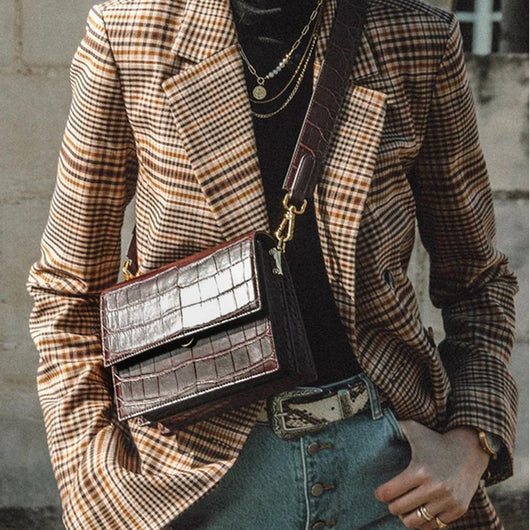 Bolso de Hombro con Textura y Asas Anchas - Image 12