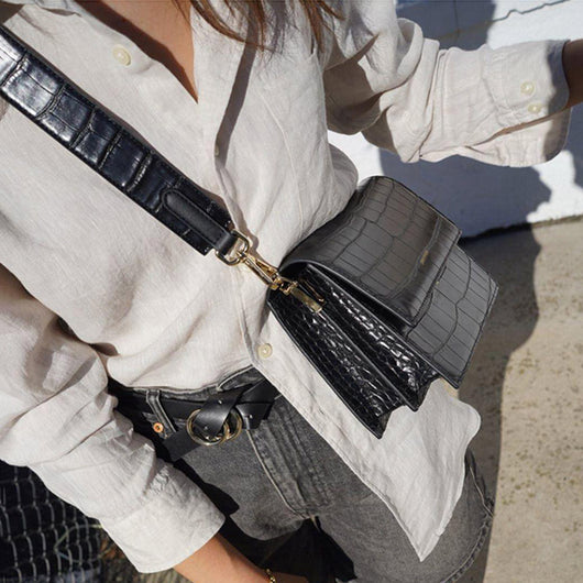 Bolso de Hombro con Textura y Asas Anchas - Image 11