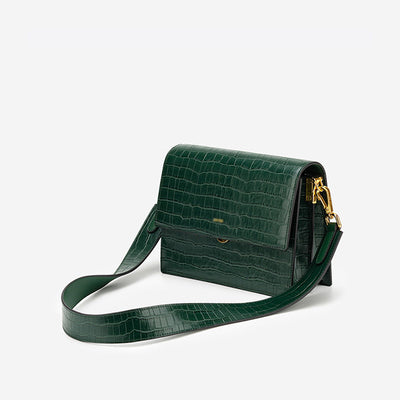 Bolso de Hombro con Textura y Asas Anchas