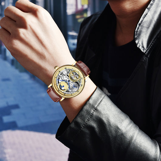 Reloj Mecánico Impermeable para Hombre - Resistencia Extrema - Image 7