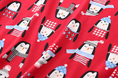 Pijama Corto Tejido Estampado Dibujos Animados Talla Grande Cómodo para Casa - Image 7