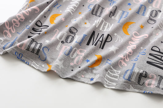 Pijama Corto Tejido Estampado Dibujos Animados Talla Grande Cómodo para Casa - Image 28