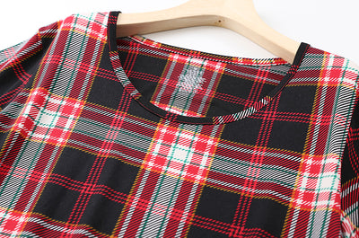 Pijama Corto Tejido Estampado Dibujos Animados Talla Grande Cómodo para Casa - Image 31