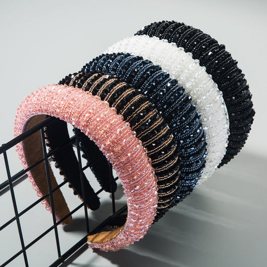Diadema Tejida Cristal Barroco - Accesorios para Cabello Coreano Premium - Image 10