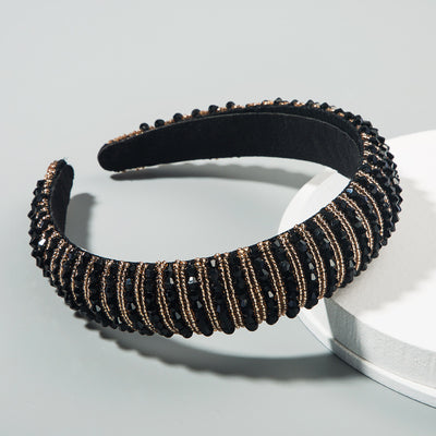 Diadema Tejida Cristal Barroco - Accesorios para Cabello Coreano Premium - Image 3