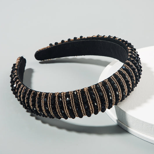 Diadema Tejida Cristal Barroco - Accesorios para Cabello Coreano Premium - Image 3