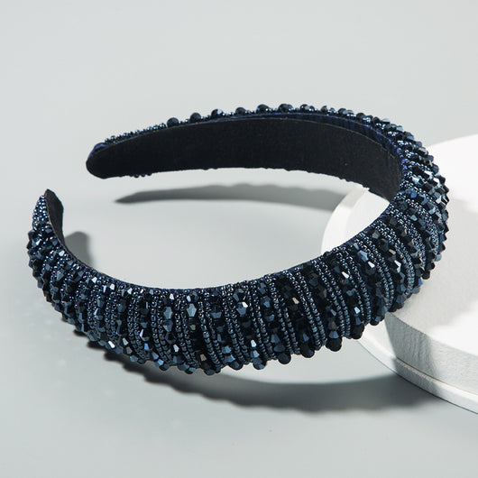 Diadema Tejida Cristal Barroco - Accesorios para Cabello Coreano Premium - Image 5