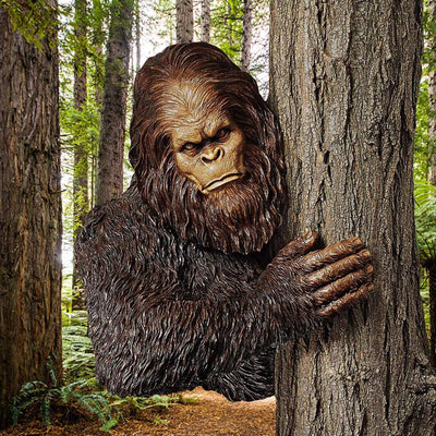 Decoración Navideña Bigfoot 3D en Resina - Figura Artesanal