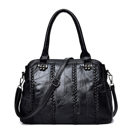 Bolso Grande de Cuero Napa con Costura Artesanal - Image 2
