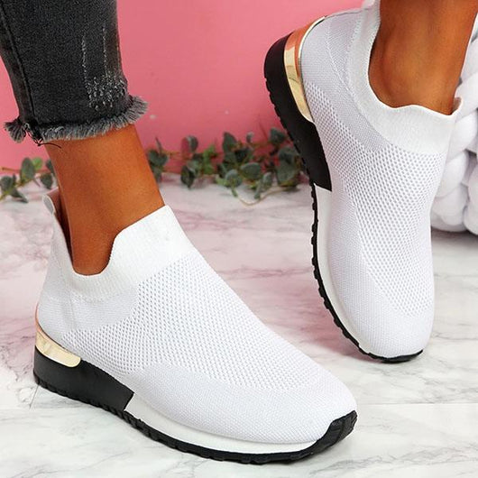 Zapatos Deportivos Tejidos Elásticos Talla 43 para Mujer - Comodidad Máxima - Image 4