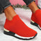 Zapatos Deportivos Tejidos Elásticos Talla 43 para Mujer - Comodidad Máxima