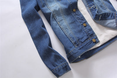 Chaqueta Denim Slim Fit Coreana de Manga Larga para Hombre - Image 12