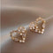Aretes de Perla con Cristal Amor - Joyería Fashion Elegante