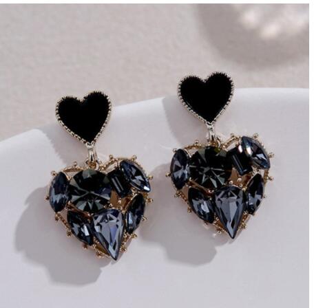Aretes de Perla con Cristal Amor - Joyería Fashion Elegante - Image 3