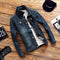 Chaqueta Denim Slim Fit Coreana de Manga Larga para Hombre