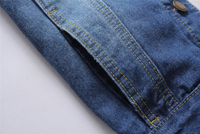 Chaqueta Denim Slim Fit Coreana de Manga Larga para Hombre - Image 8