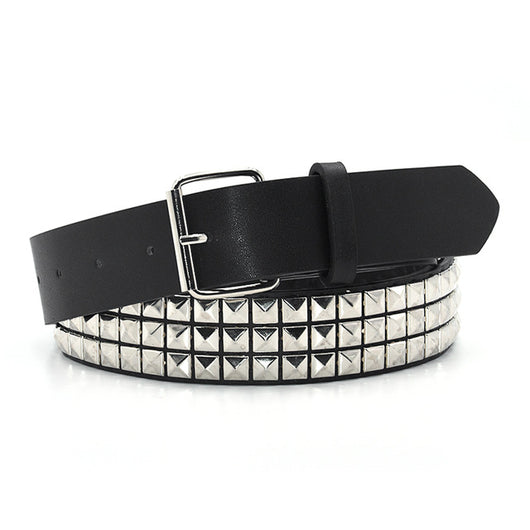 Cinturón Pirámide de Remaches - Estilo Edgy y Sofisticado - Image 17