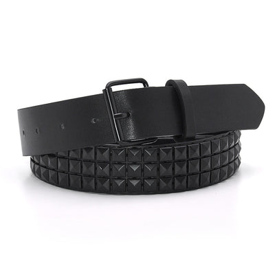 Cinturón Pirámide de Remaches - Estilo Edgy y Sofisticado