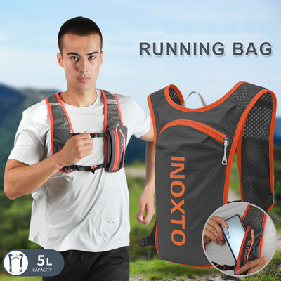 Mochila de Hidratación 5L Ligera para Senderismo, Ciclismo y Trail Running