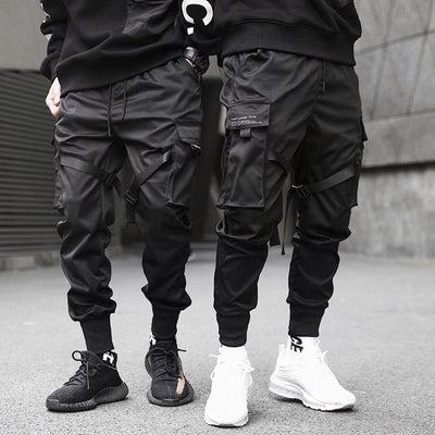 Pantalones Tácticos Funcionales Talla Grande con Bolsillos Laterales - Algodón Puro Comodidad Urbana - Image 9
