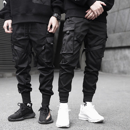 Pantalones Tácticos Funcionales Talla Grande con Bolsillos Laterales - Algodón Puro Comodidad Urbana