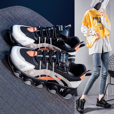 Zapatillas Deportivas Escolares Coreanas con Plataforma - Casual Street Style para Mujeres - Image 5