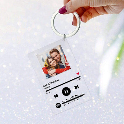 Llavero Acrílico Personalizado con Foto - Placa Musical Decorativa - Image 9