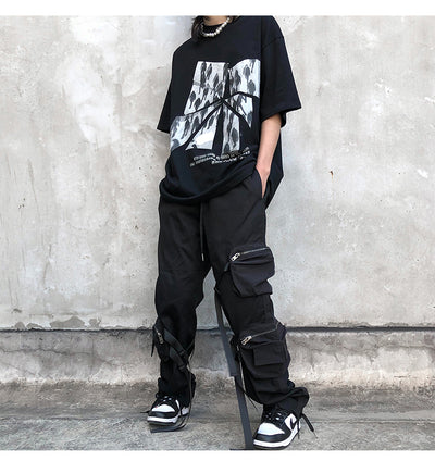 Pantalones Overol Street Casual para Hombre - Diseño Urbano Moderno - Image 5