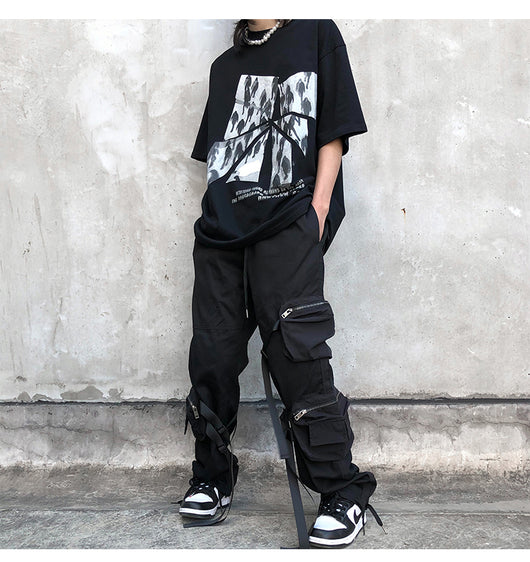 Pantalones Overol Street Casual para Hombre - Diseño Urbano Moderno - Image 5