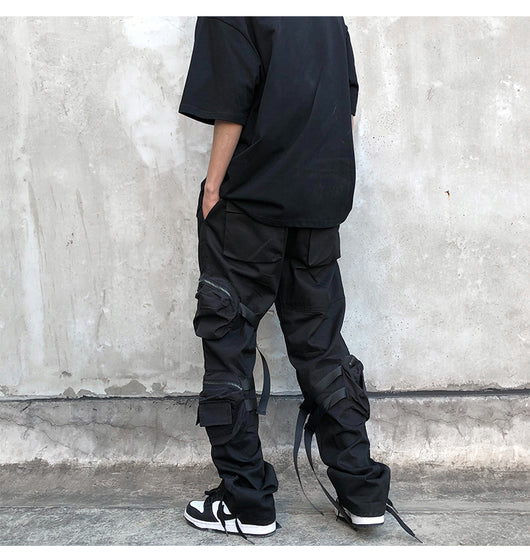 Pantalones Overol Street Casual para Hombre - Diseño Urbano Moderno - Image 3