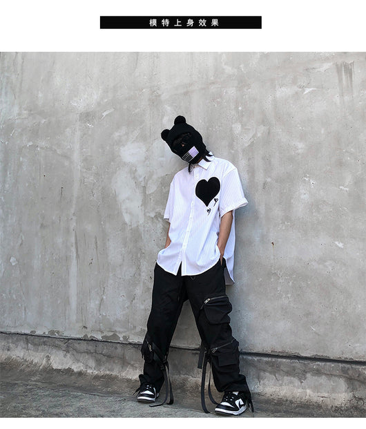 Pantalones Overol Street Casual para Hombre - Diseño Urbano Moderno - Image 10