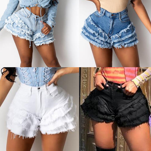 Shorts de Mezclilla Deshilachados para Mujer - Diseño Moderno y Versátil - Image 3
