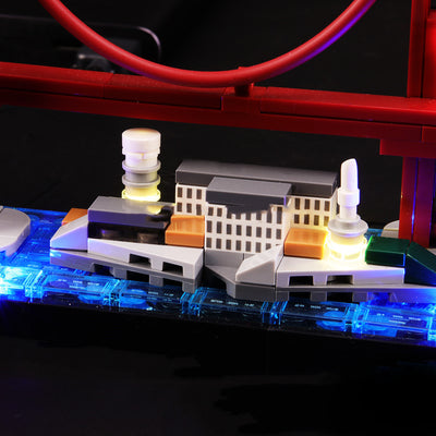 Kit de Construcción San Francisco con Iluminación LED - Bloques DIY Armables
