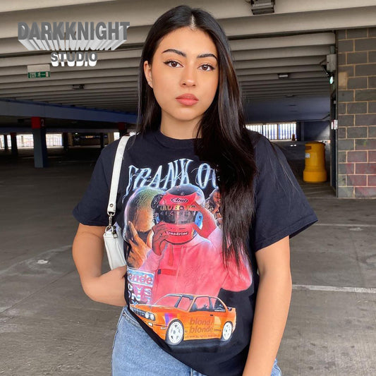 Camiseta Vintage Hip-Hop Frank Ocean Fahai - Diseño Rap Street