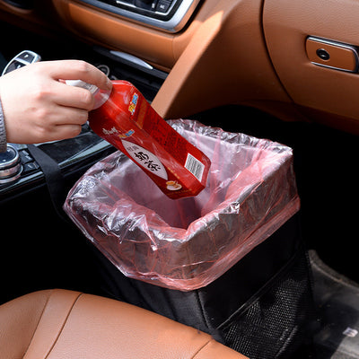 Cubo Plegable para Basura de Auto con Tapa Hermética - Image 2