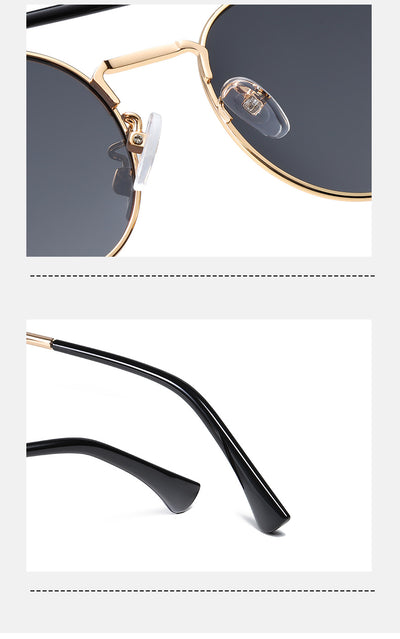 Gafas de Sol Steampunk Retro con Lentes Espejadas de Colores - Image 14