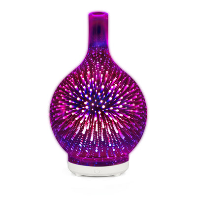 Humidificador Ultrasónico de Vidrio Tipo Jarrón con Luz LED - Image 8