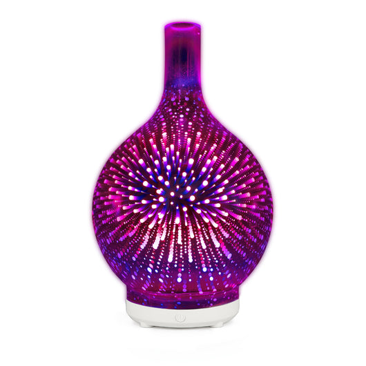 Humidificador Ultrasónico de Vidrio Tipo Jarrón con Luz LED - Image 8
