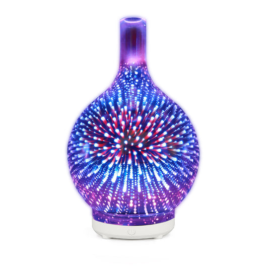 Humidificador Ultrasónico de Vidrio Tipo Jarrón con Luz LED - Image 11