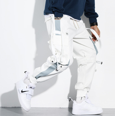 Pantalones Casuales Hombre Overol Trendy con Cierre Ajustable - Image 6