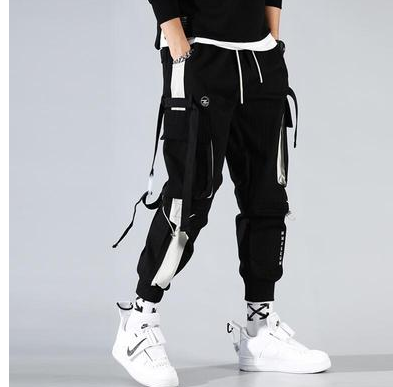 Pantalones Casuales Hombre Overol Trendy con Cierre Ajustable - Image 3