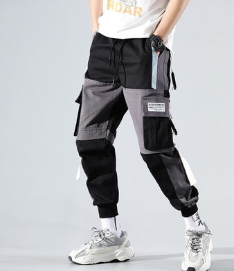 Pantalones Casuales Hombre Overol Trendy con Cierre Ajustable - Image 2