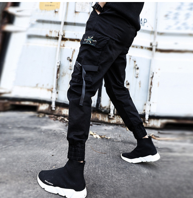 Pantalones Casuales Hombre Overol Trendy con Cierre Ajustable - Image 4