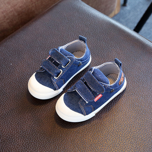 Zapatos de Lona Denim para Niños con Remaches - Colores Sólidos - Image 8