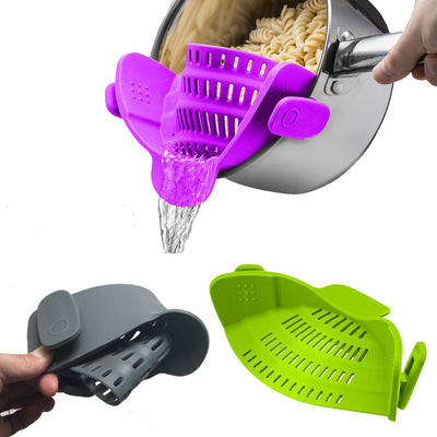 Colador Silicona Clip Universal - Escurridor Multiuso para Ollas y Sartenes - Image 3
