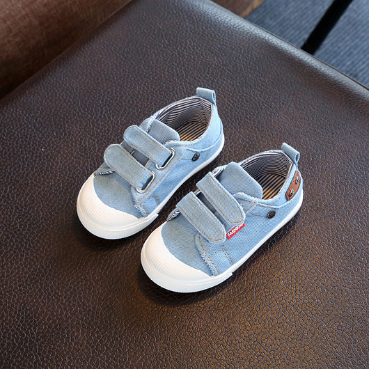 Zapatos de Lona Denim para Niños con Remaches - Colores Sólidos - Image 4