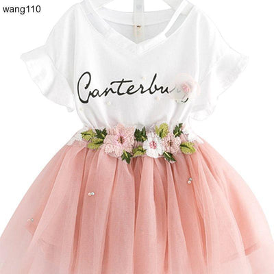 Conjunto de Ropa para Niñas Verano: Playera y Pantalón Rotos - Image 13