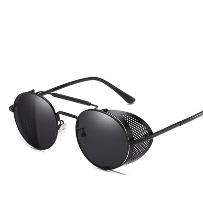 Gafas de Sol Steampunk Retro con Lentes Espejadas de Colores - Image 5