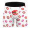 Bóxer para Hombre con Estampado Digital 'Labios Sensuales'
