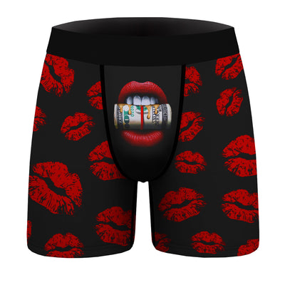 Bóxer para Hombre con Estampado Digital 'Labios Sensuales' - Image 2